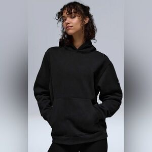 alo women’s renown heavy weight hoodie | size xxs